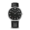 BERING Titanium Brushed Silver 40mm Black Strap Men's Watch 18640-402