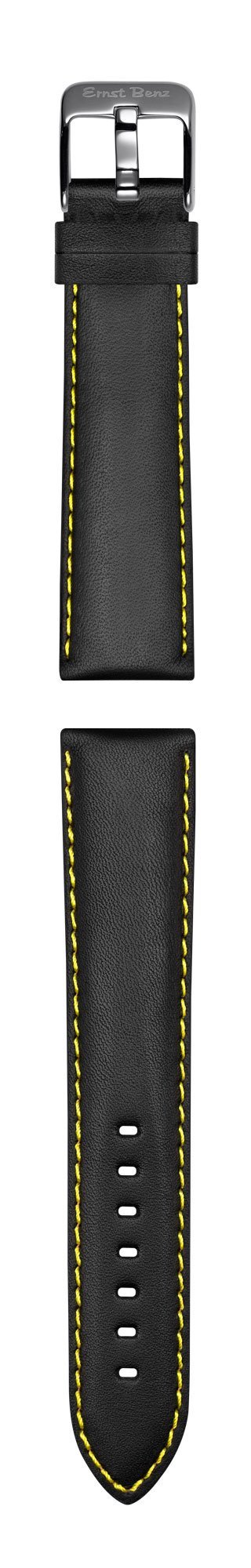 Ernst Benz Chronoscope 44mm Black - Yellow Chronograph Men's Watch GC40117