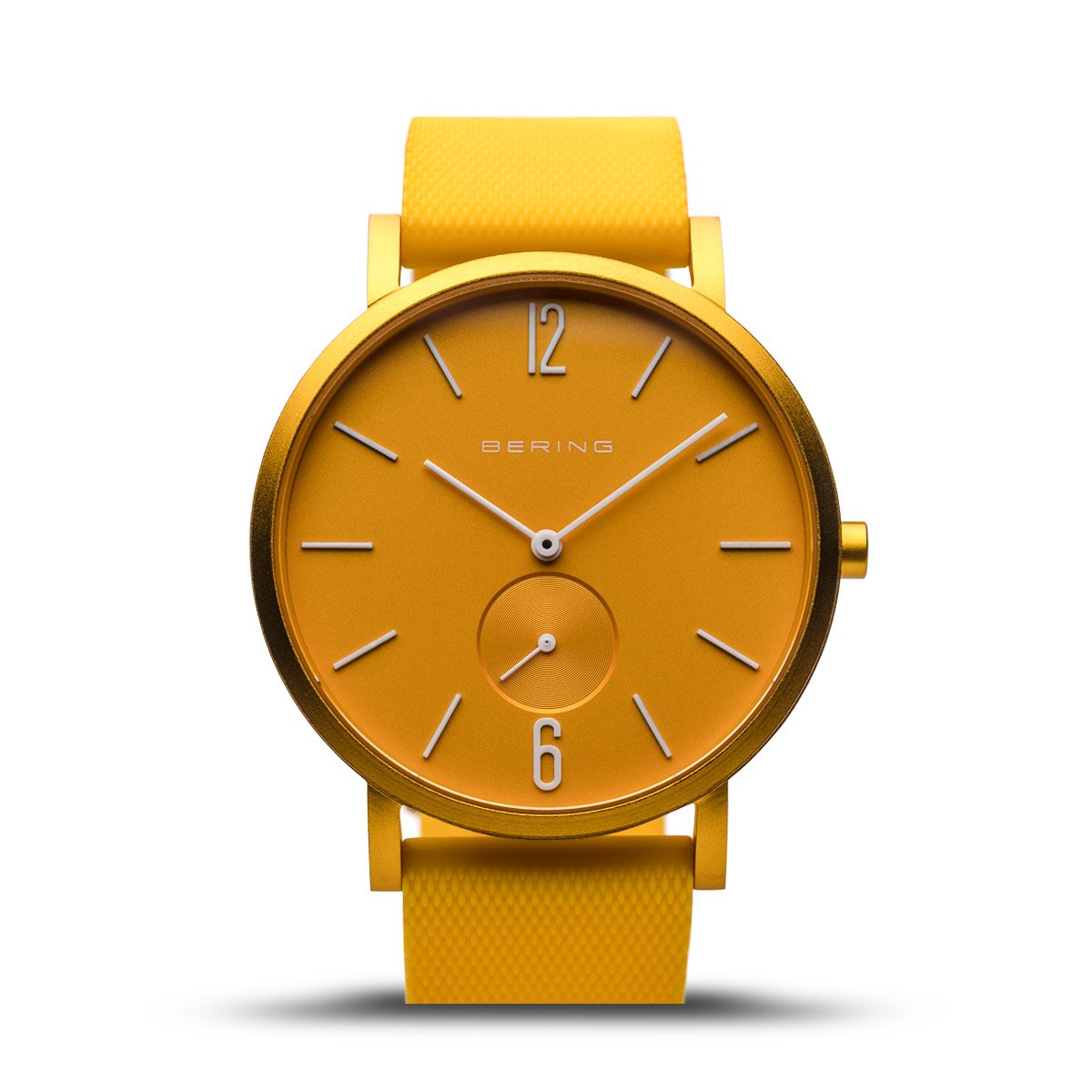 BERING True Aurora Matte Yellow 40mm Unisex Watch 16940-699