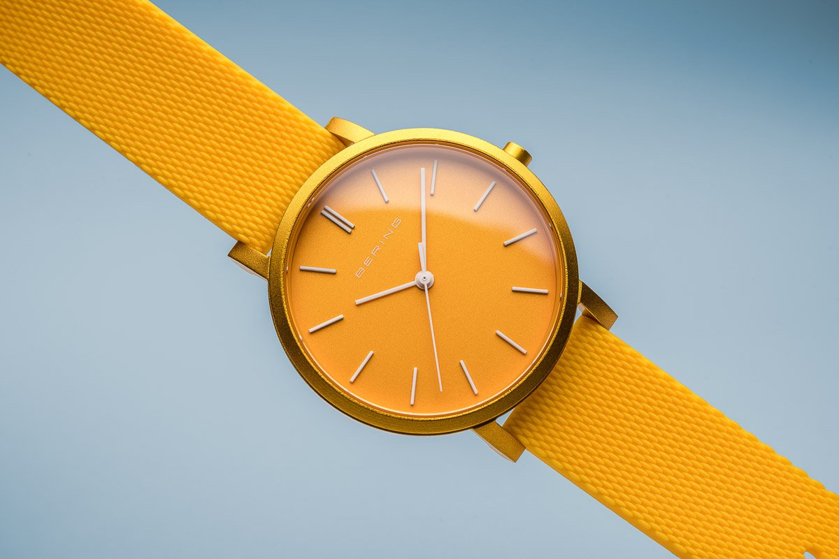 BERING True Aurora Matte Yellow 40mm Unisex Watch 16940-699