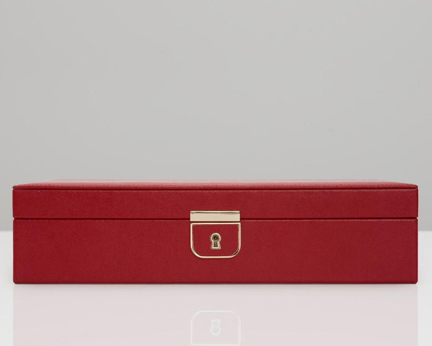WOLF Palermo Red Medium Jewelry Case 213272