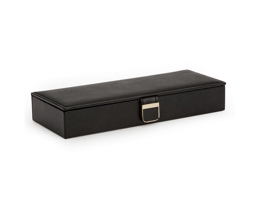 WOLF Palermo Black Anthracite Safe Deposit Jewelry Box 213502