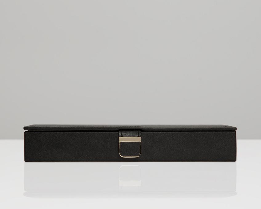 WOLF Palermo Black Anthracite Safe Deposit Jewelry Box 213502