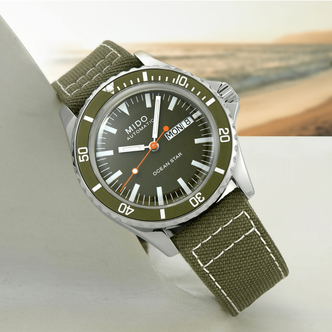 Mido Ocean Star Tribute Green Dial Men's Watch M0268301809100