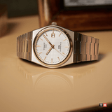 Tissot PRX Powermatic 80 Rose Gold-Silver Automatic Men's Watch T1374072103100