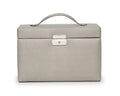 WOLF Heritage Small Pewter Saffiano Jewelry Box 280034