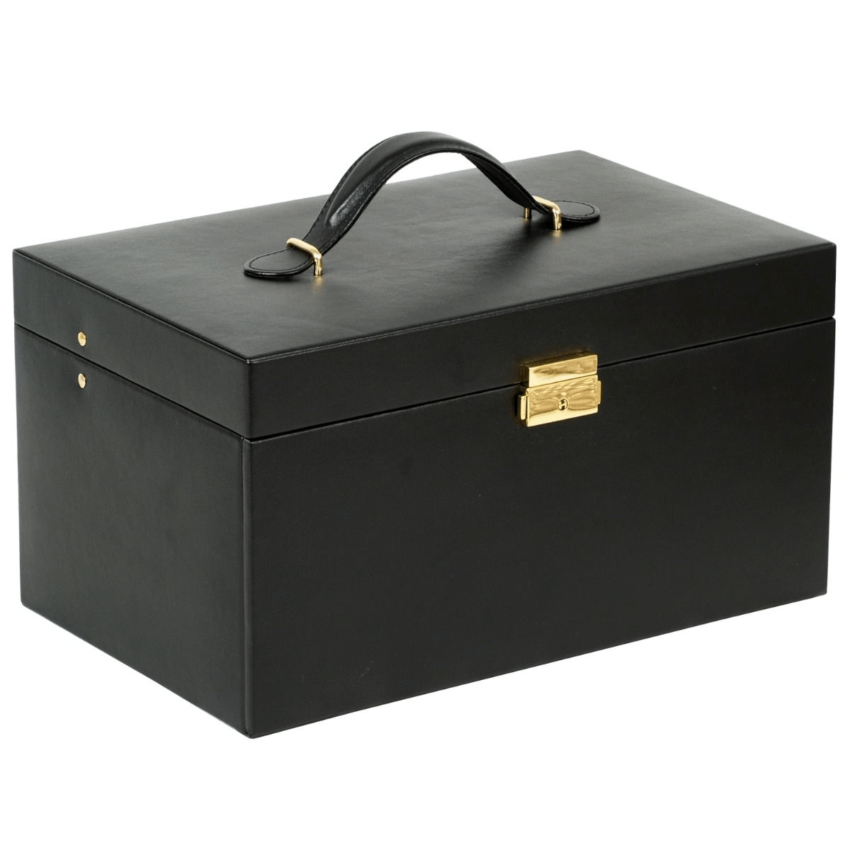 WOLF Heritage Large Black Jewelry Box 280202