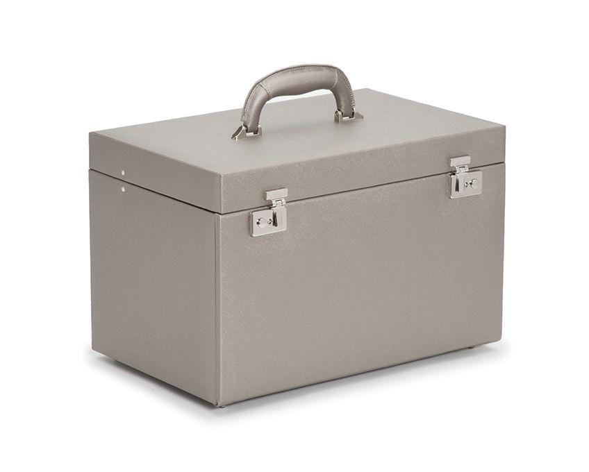 WOLF Heritage Pewter Saffiano Jewelry Armoire Box 280834