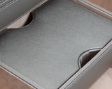 WOLF Heritage Pewter Saffiano Jewelry Armoire Box 280834