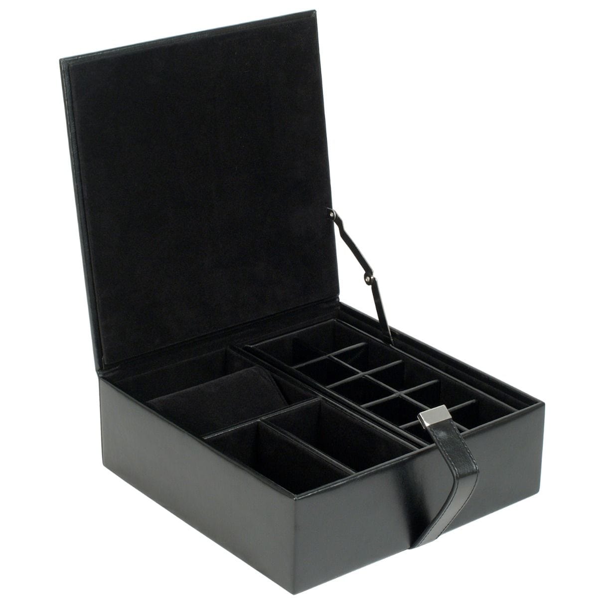 WOLF 290702 Black Heritage Large Valet Case