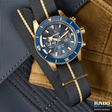 RADO Captain Cook Automatic Chronograph 43mm Bronze Men's Watch R32146208