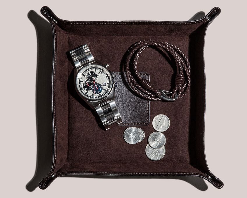 WOLF Blake Coin Tray Brown 305706