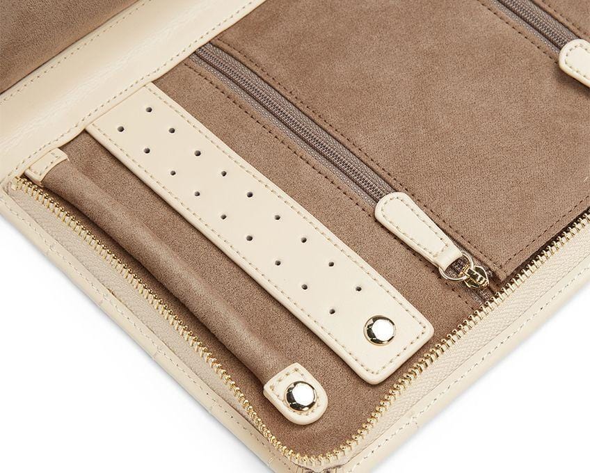 WOLF Caroline Large Jewelry Portfolio Ivory 324053