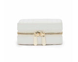WOLF Maria Small Jewelry Zip Case White 766253