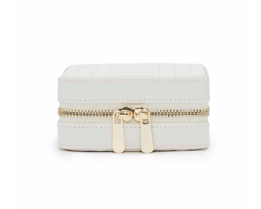 WOLF Maria Small Jewelry Zip Case White 766253