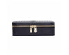 WOLF Maria Medium Jewelry Zip Case Navy 766317