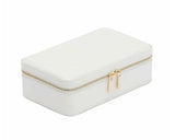 WOLF Maria Medium Jewelry Zip Case White 766353