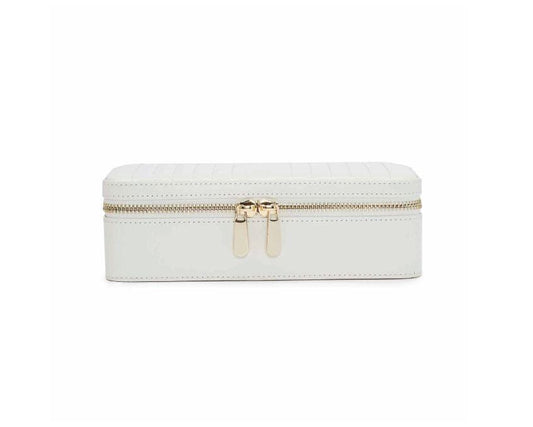 WOLF Maria Medium Jewelry Zip Case White 766353