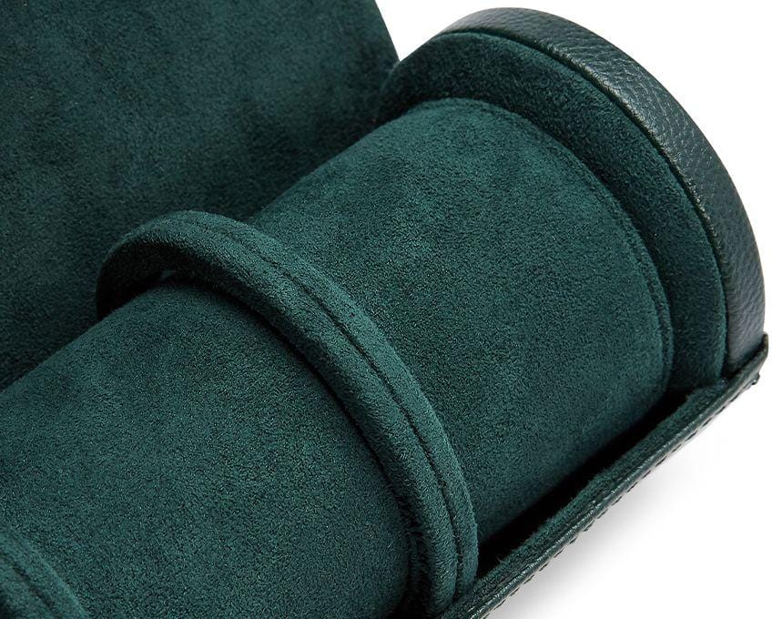 WOLF British Racing Green Triple Watch Roll 792941