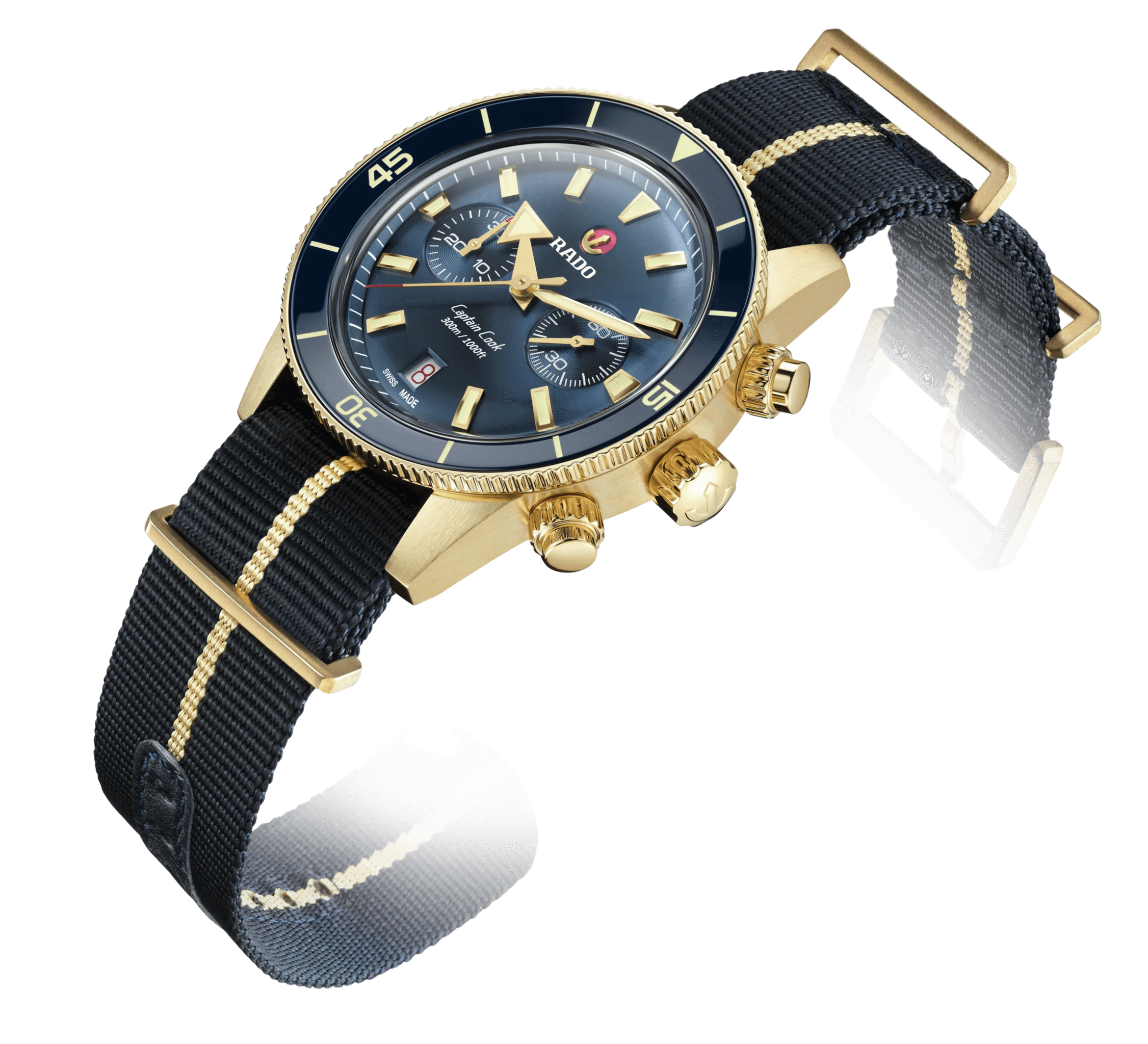 RADO Captain Cook Automatic Chronograph 43mm Bronze Men's Watch R32146208