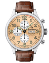 Ernst Benz Chronoscope 47mm Copper Dial Brown Alligator Strap Men's Watch GC10113