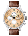 Ernst Benz Chronoscope 47mm Copper Dial Brown Alligator Strap Men's Watch GC10113