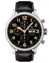 Ernst Benz Chronoscope 47mm Black - Orange Chronograph Men's Watch GC10116