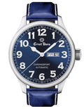 Ernst Benz Chronosport 47mm Blue Dial White Numerals Automatic Men's Watch GC10214