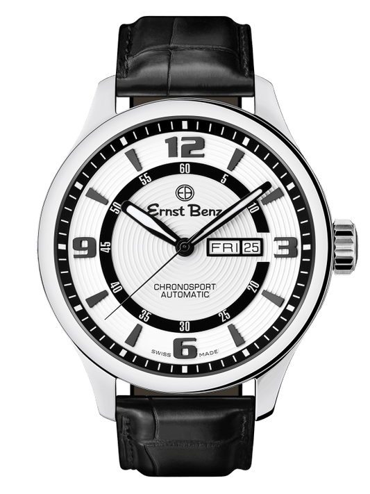 Ernst Benz ChronoSport Contemporary 47mm White Dial Automatic Men's Watch GC10222