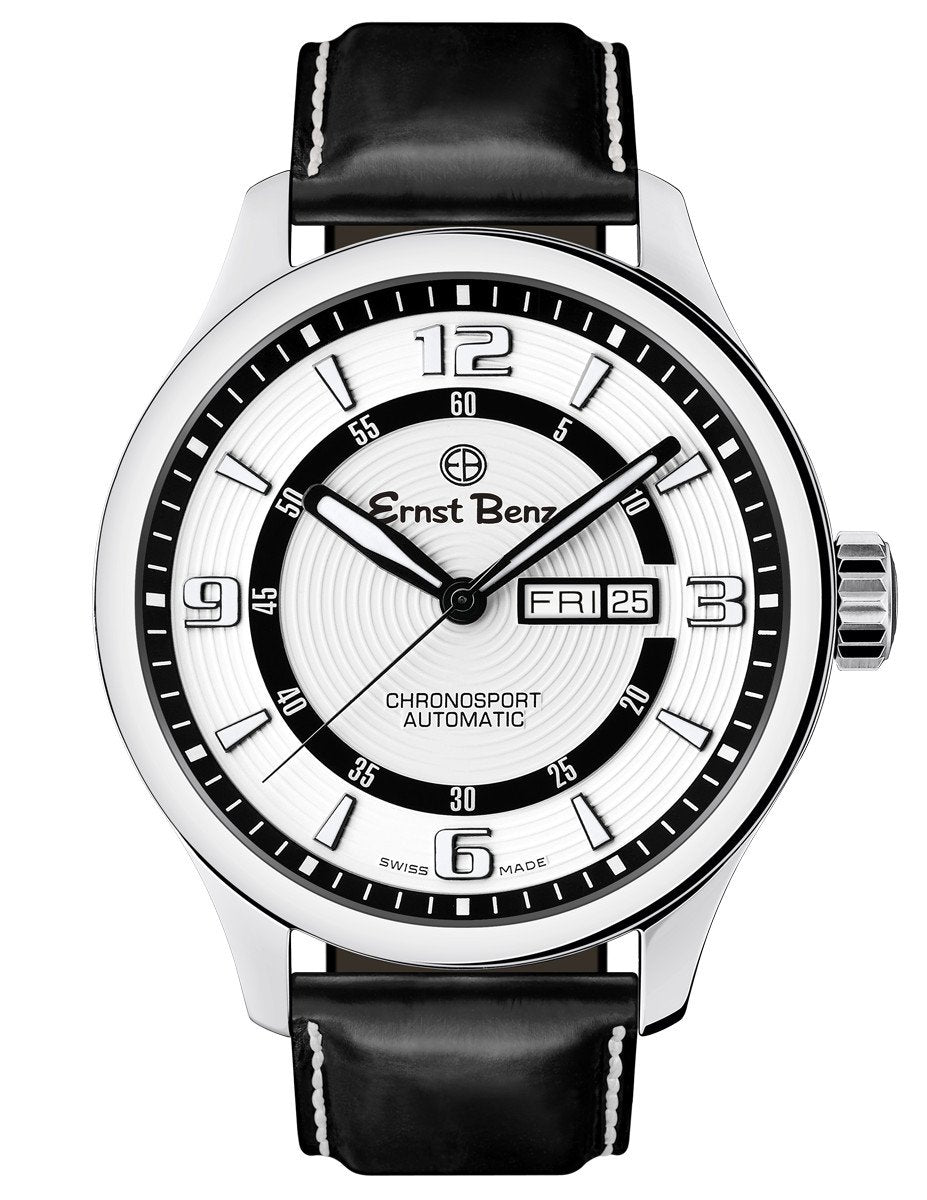 Ernst Benz ChronoSport Contemporary 47mm White Dial Automatic Men's Watch GC10225