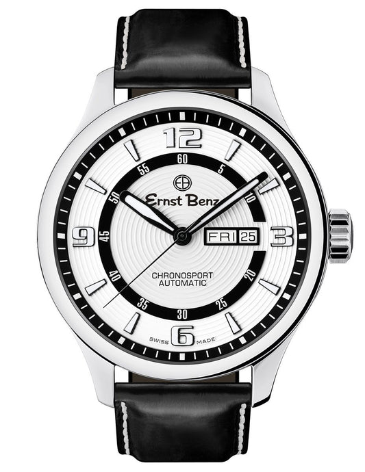 Ernst Benz ChronoSport Contemporary 47mm White Dial Automatic Men's Watch GC10225