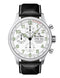 Ernst Benz Chronoscope 44mm White Dial Black Leather Band Men's Watch GC40112