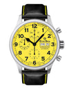 Ernst Benz Chronoscope 44mm Yellow Dial Chronograph Men's Watch GC40119