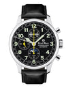 Ernst Benz Chronolunar 44mm Swiss Automatic GMT Moonphase Chronograph Men's Watch GC40311