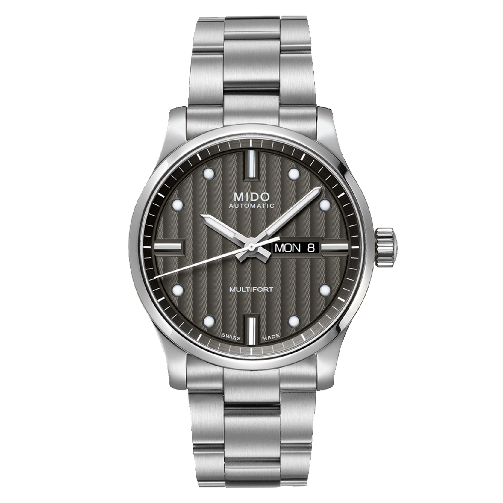 Mido Multifort Classic Anthracite Dial Stainless Steel Men's Watch M0054301106180