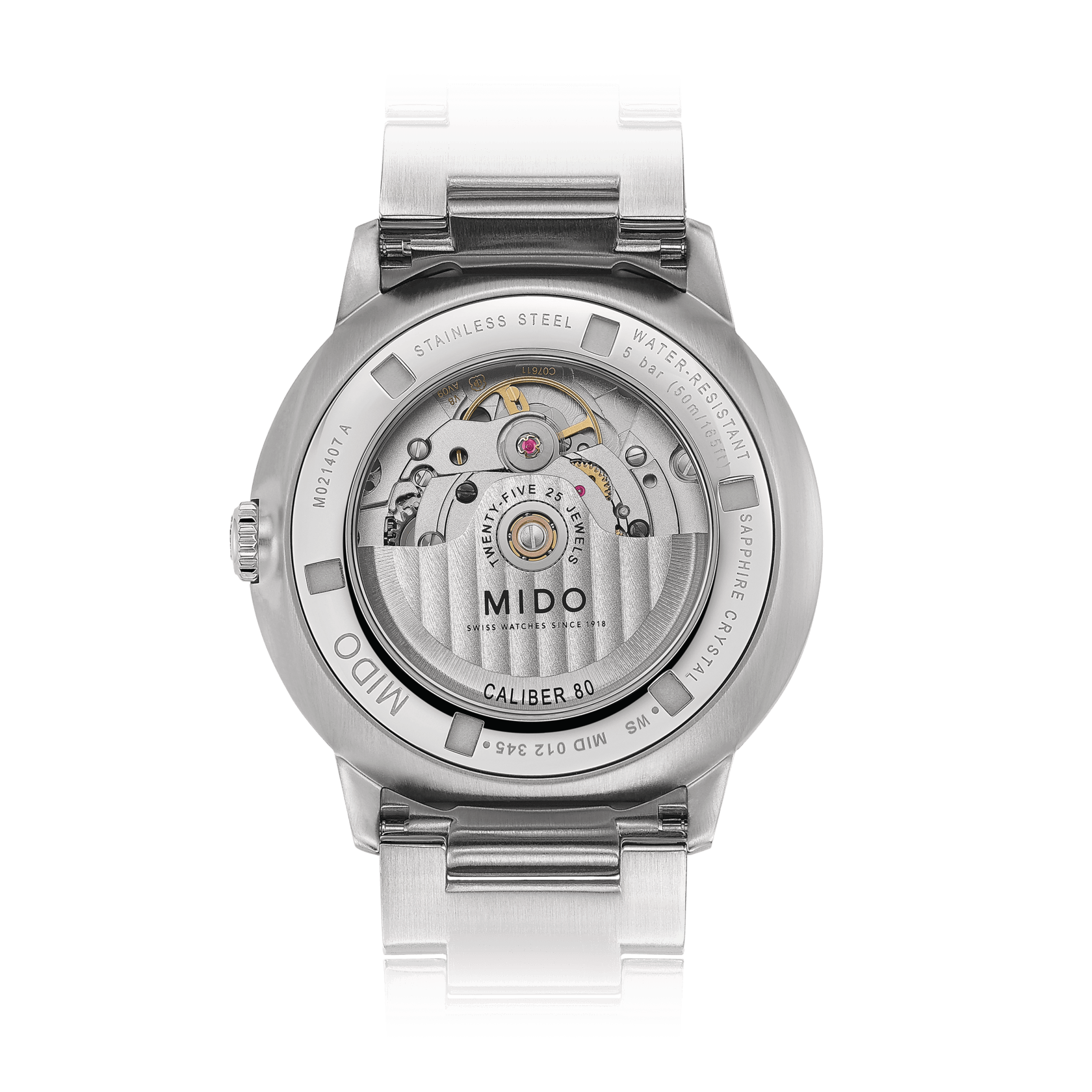 Mido Commander Gradient Automatic Skeleton Dial Men's Watch M0214071141100