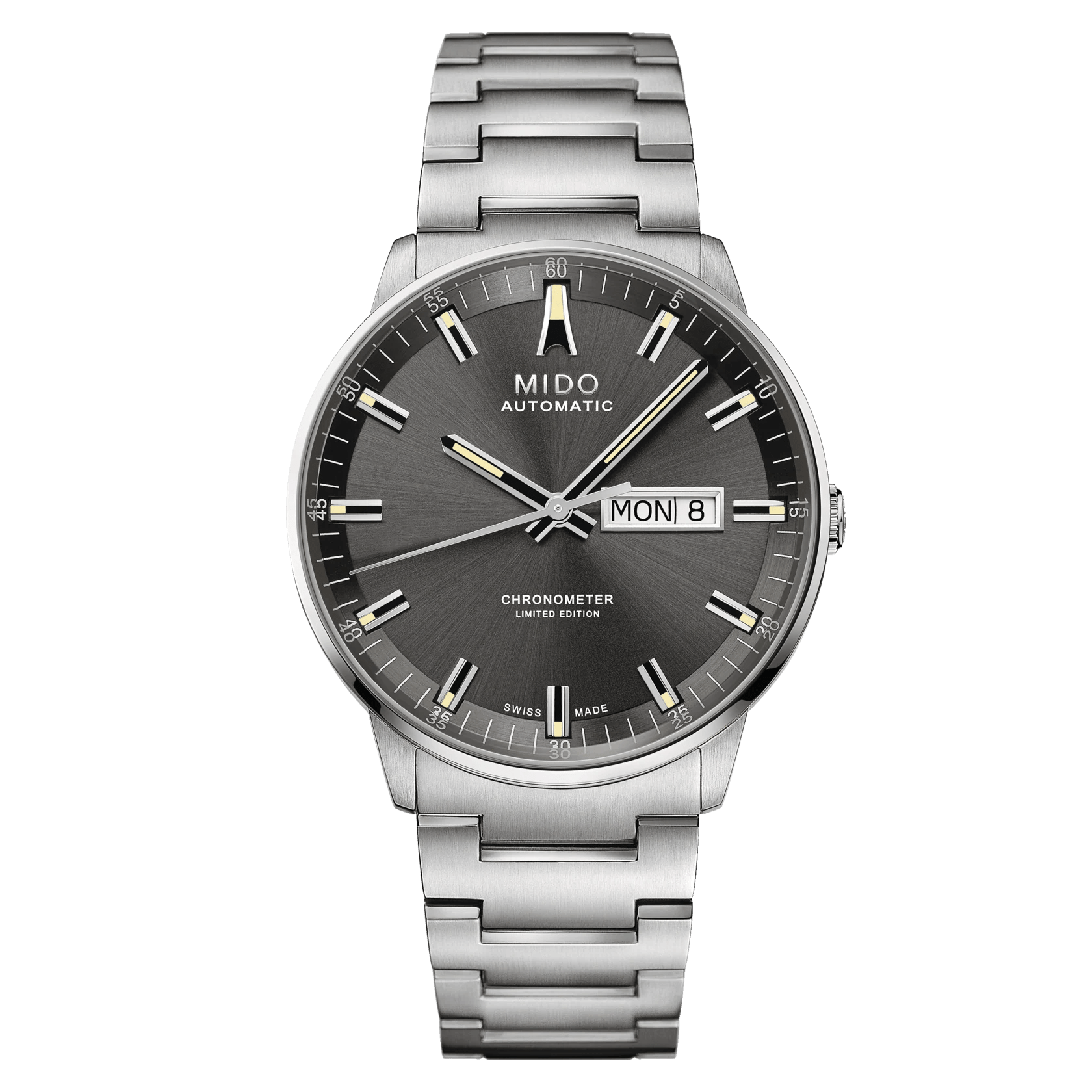 Mido Commander 20th Anniversary Inspired by Architecture Men's Watch  M0214311106102 - Silver