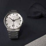 Mido Commander Big Date Silver Dial Steel Men's Watch M0216261103100