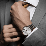 Mido Commander Big Date Silver Dial Two-Tone Steel Men's Watch M0216262203100