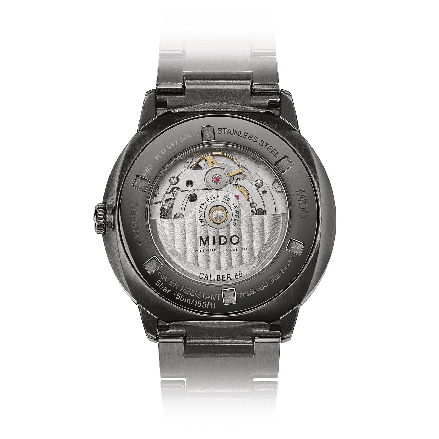 Mido Commander Big Date Black PVD Steel Men's Watch M0216263305100