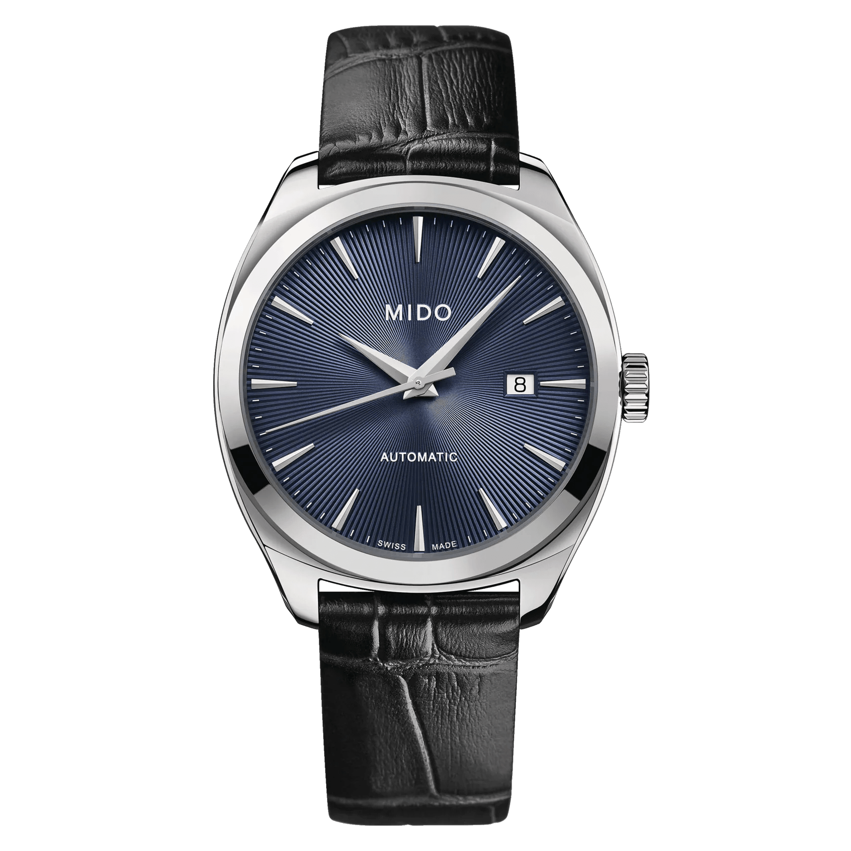 Mido Belluna Royal Blue Guilloche Dial Men's Watch M0245071604100
