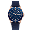 Mido Ocean Star 200 Rose Gold Blue Strap Men's Watch M0264303604100