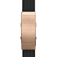 Mido Ocean Star 200 Rose Gold Black Strap Men's Watch M0264303705100