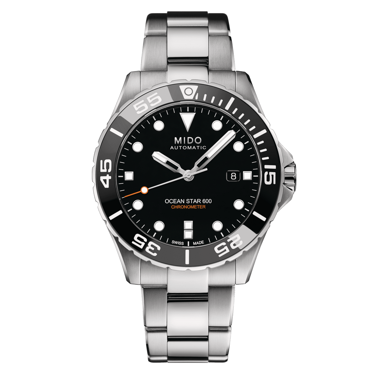 Mido Ocean Star 600 Chronometer Black Dial Men's Watch M0266081105100