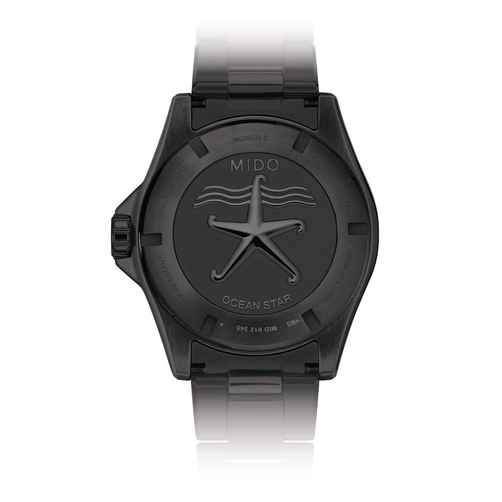 Mido Ocean Star Diver 600 Chronometer Special Edition Black Men's Watch M0266083305100