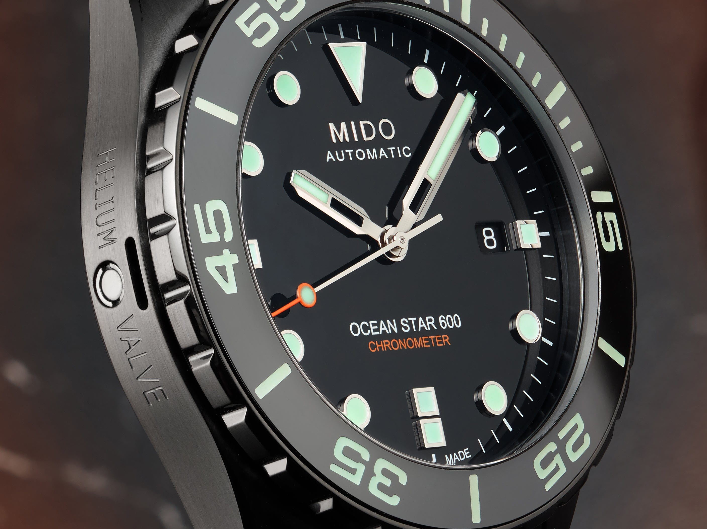 Mido Ocean Star Diver 600 Chronometer Special Edition Black Men's Watch M0266083305100