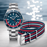 Mido Ocean Star GMT Blue-Red Special Edition Men's Watch M0266291104100