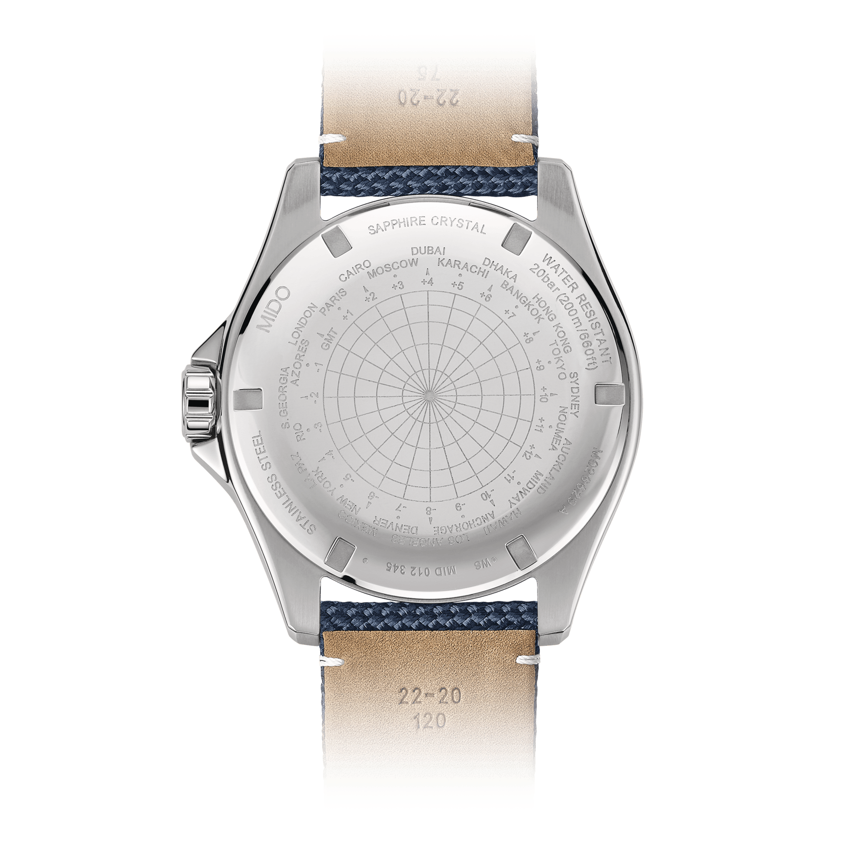 Mido Ocean Star GMT Blue Dial Men's Watch M0266291705100