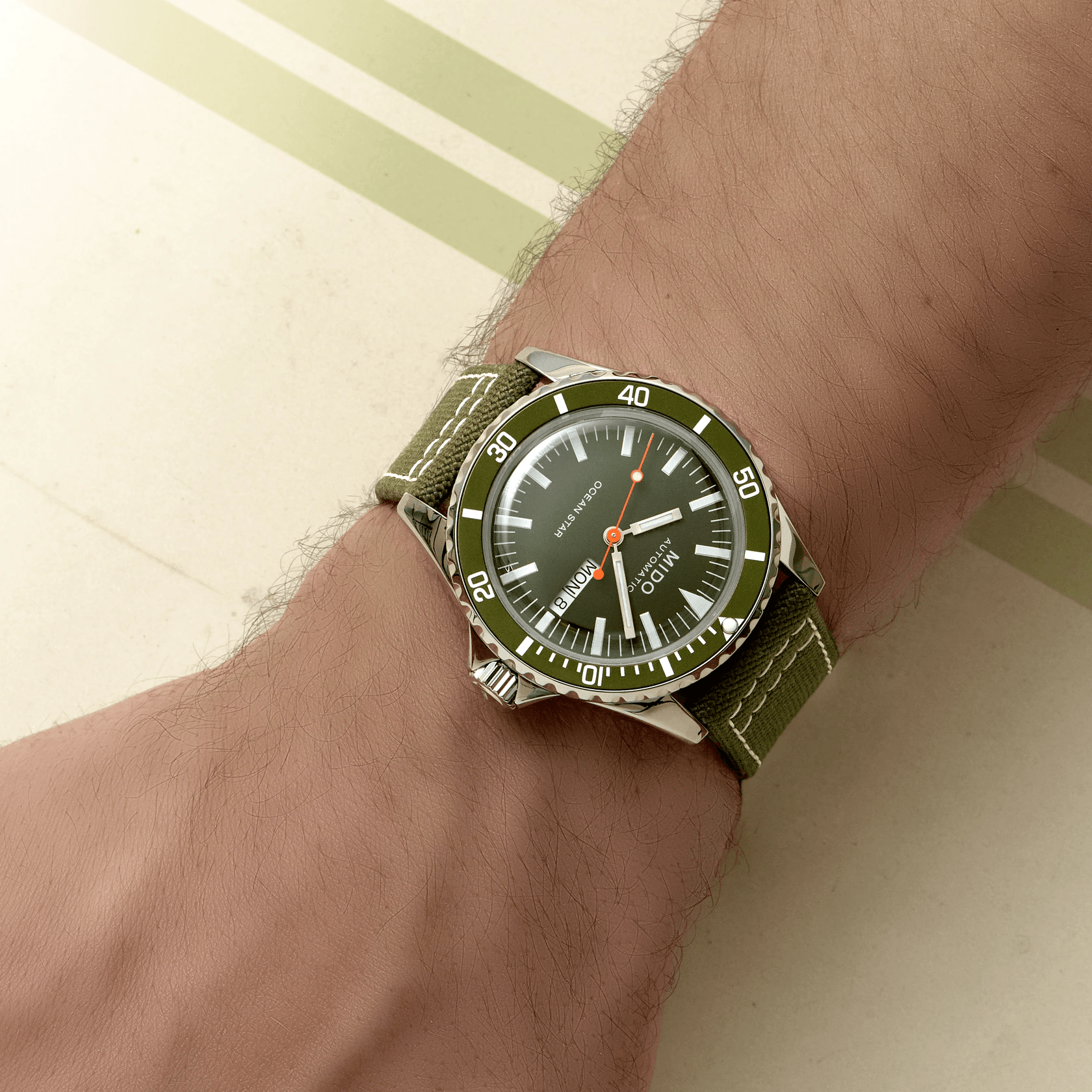 Mido Ocean Star Tribute Green Dial Men's Watch M0268301809100