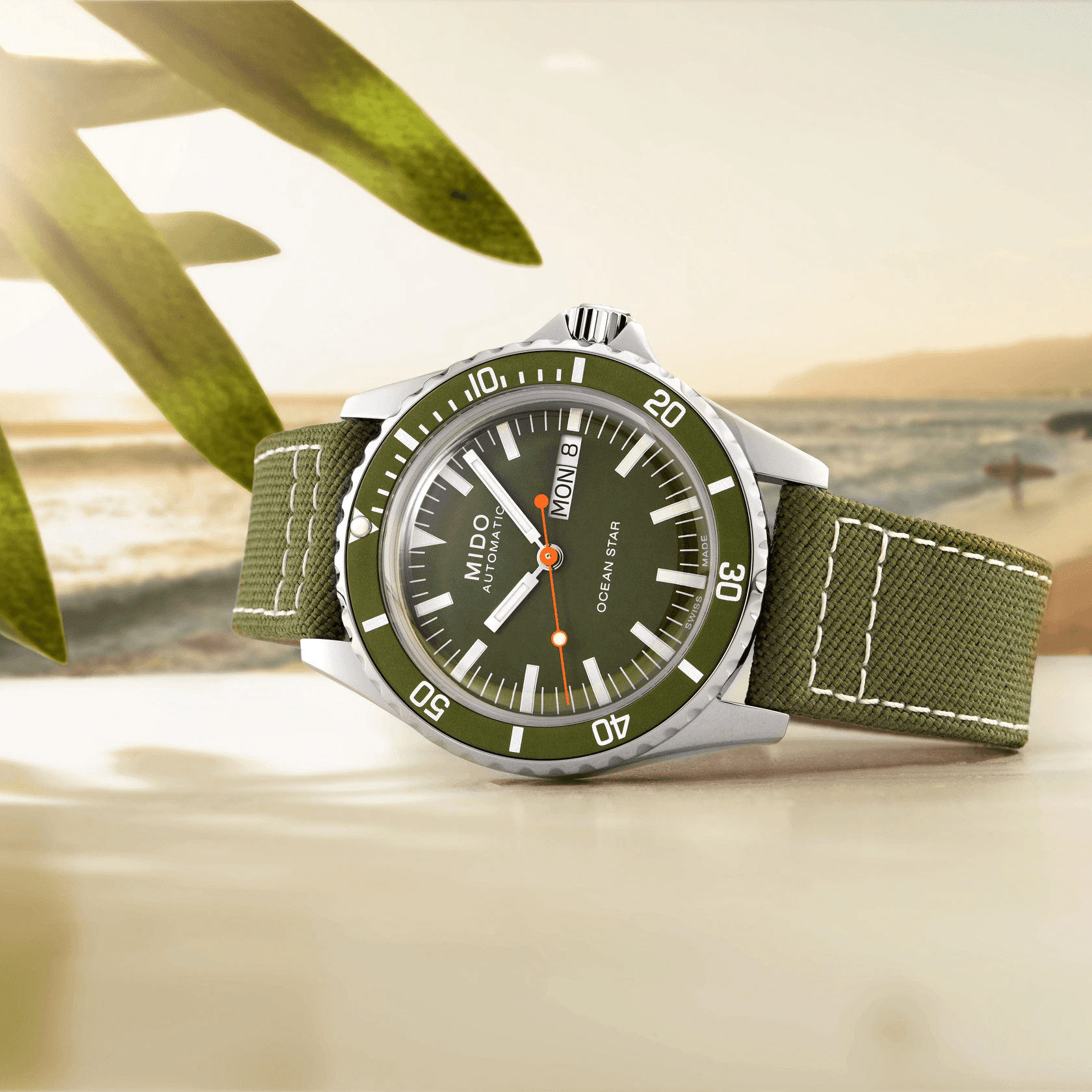 Mido Ocean Star Tribute Green Dial Men's Watch M0268301809100